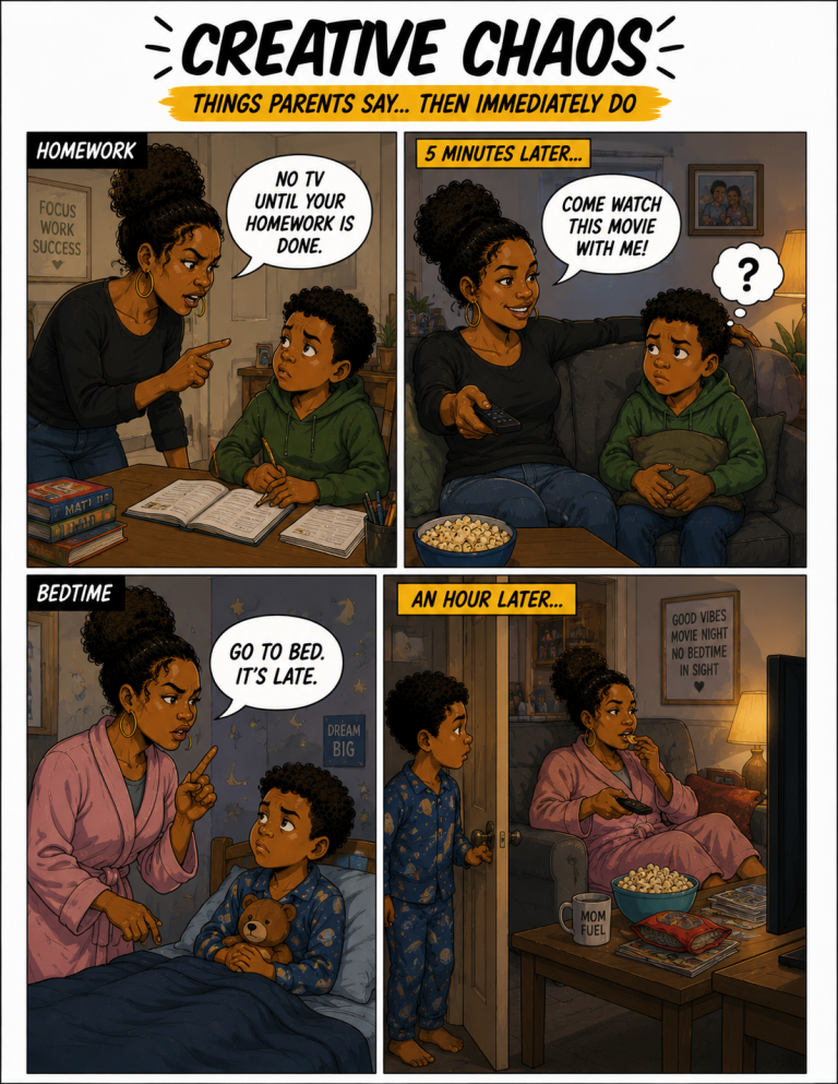 Creative Chaos: Things Parents Say… Then Immediately Do