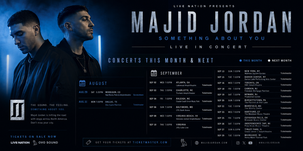 Majid Jordan: Something About You Tour